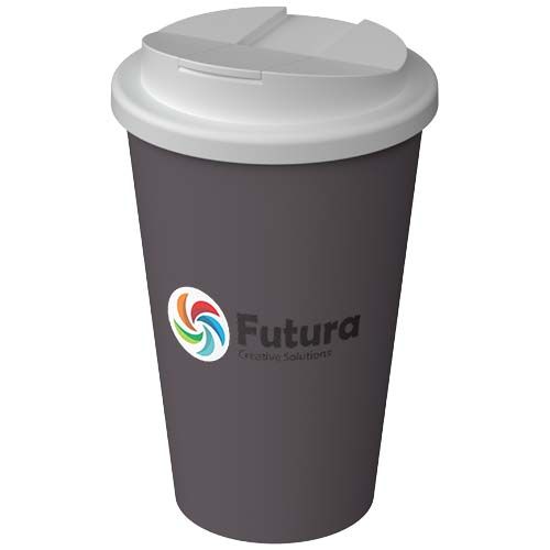 gris oscuro Vaso térmico Americano® Infiniti de 350 ml con tapa a prueba de derrames