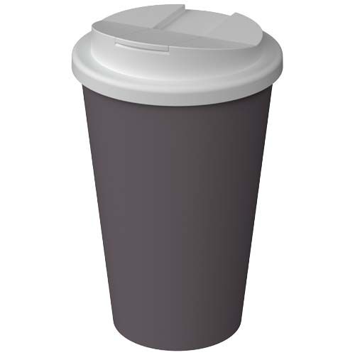 gris oscuro Vaso térmico Americano® Infiniti de 350 ml con tapa a prueba de derrames
