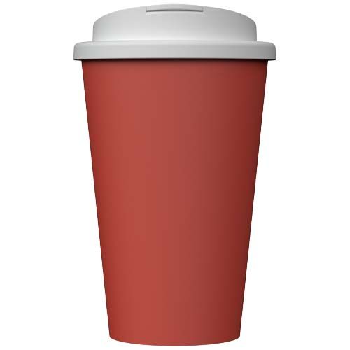 rojo de ladrillo Vaso térmico Americano® Infiniti de 350 ml con tapa a prueba de derrames
