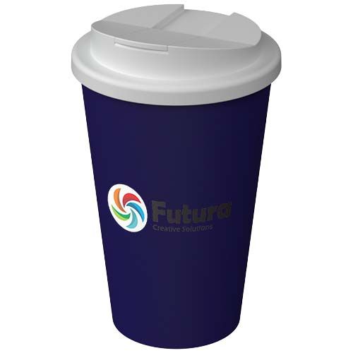 morado oscuro Vaso térmico Americano® Infiniti de 350 ml con tapa a prueba de derrames