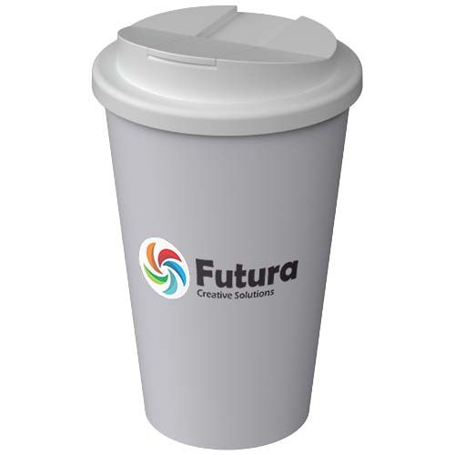gris claro Vaso térmico Americano® Infiniti de 350 ml con tapa a prueba de derrames