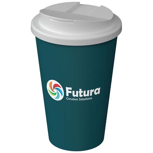 verde mar Vaso térmico Americano® Infiniti de 350 ml con tapa a prueba de derrames