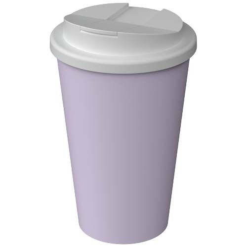lila Vaso térmico Americano® Infiniti de 350 ml con tapa a prueba de derrames