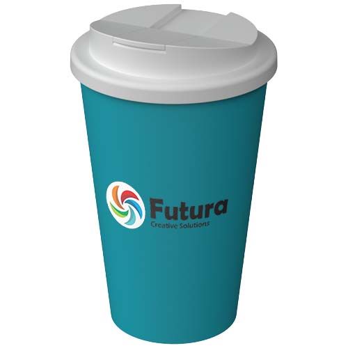 verde agua Vaso térmico Americano® Infiniti de 350 ml con tapa a prueba de derrames