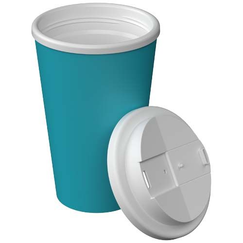 verde agua Vaso térmico Americano® Infiniti de 350 ml con tapa a prueba de derrames