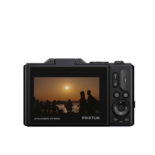 black Cámara digital 4K Prixton DV900 XPLORER