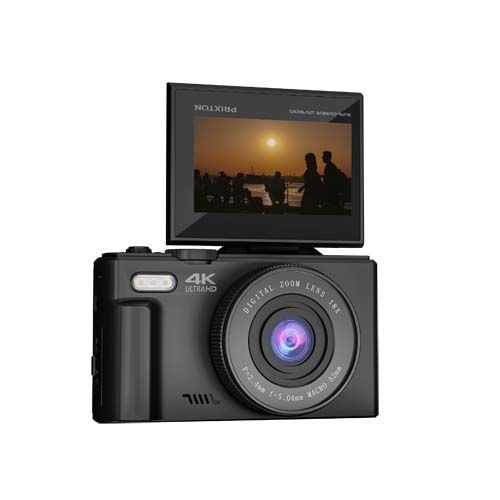 black Cámara digital 4K Prixton DV900 XPLORER