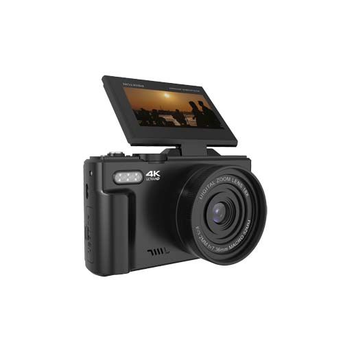 black Cámara digital 4K Prixton DV900 XPLORER