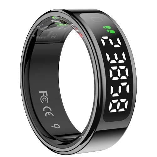 black Anillo inteligente Prixton Orbyt Touch