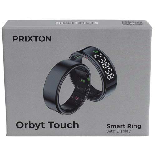 black Anillo inteligente Prixton Orbyt Touch