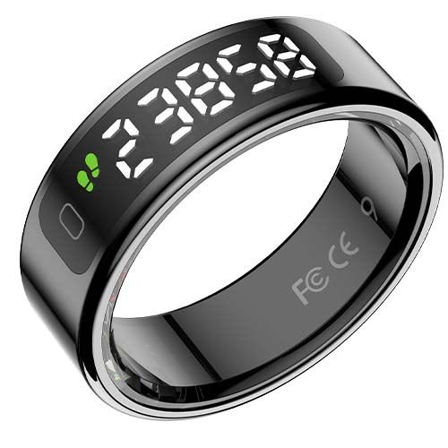 black Anillo inteligente Prixton Orbyt Touch