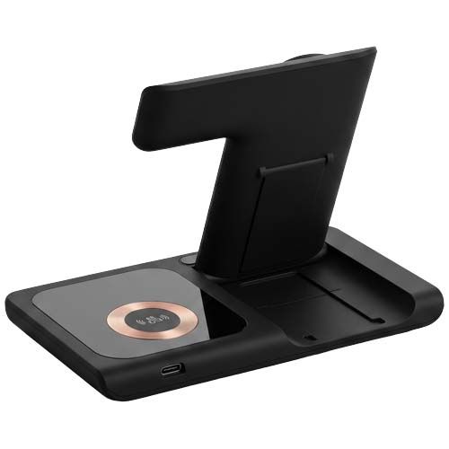 black SCX.design W38 MagStand: estación de carga inalámbrica 4 en 1
