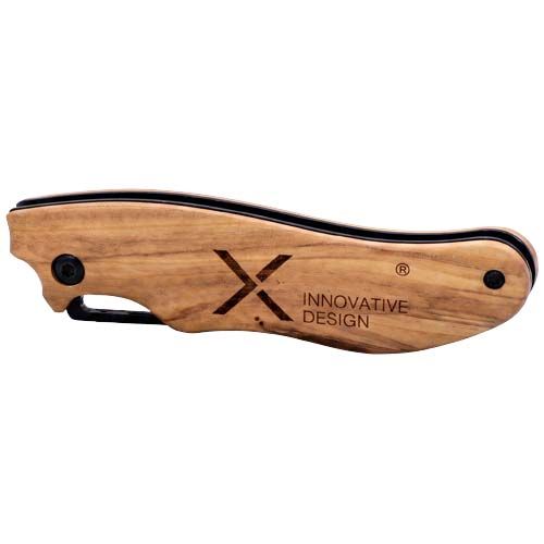 Cuchillo plegable de madera de olivo T33 de SCX.design