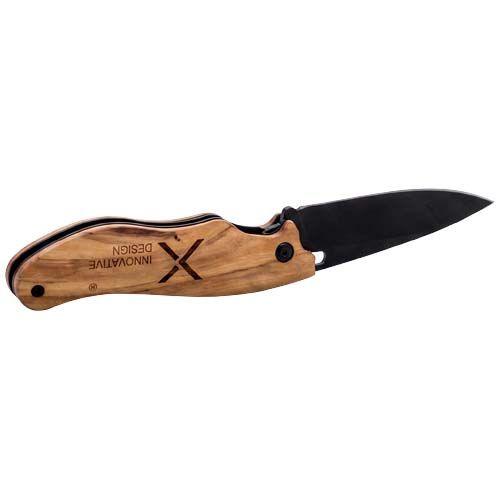 Cuchillo plegable de madera de olivo T33 de SCX.design