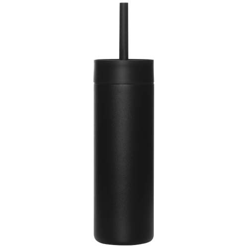 Botella de agua de 473 ml con pajita 