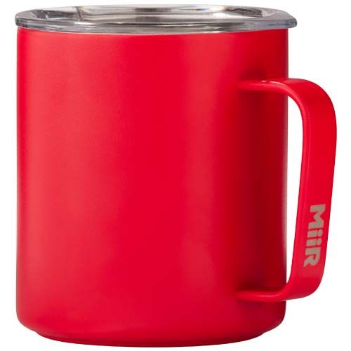 red Taza de acampada MiiR de acero inoxidable con aislamiento al vacío, de 354 ml