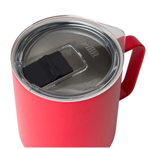 red Taza de acampada MiiR de acero inoxidable con aislamiento al vacío, de 354 ml