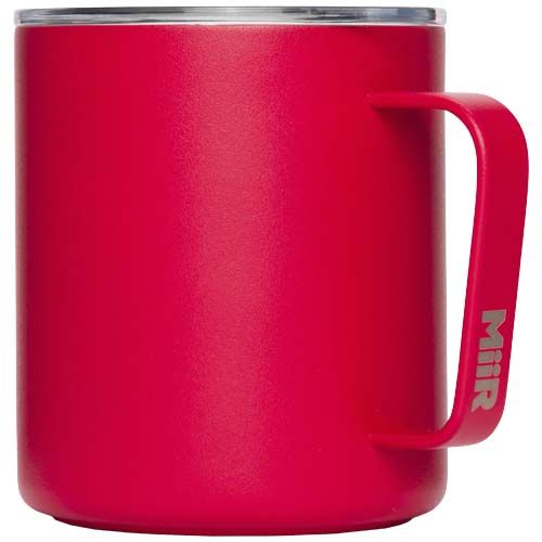 red Taza de acampada MiiR de acero inoxidable con aislamiento al vacío, de 354 ml