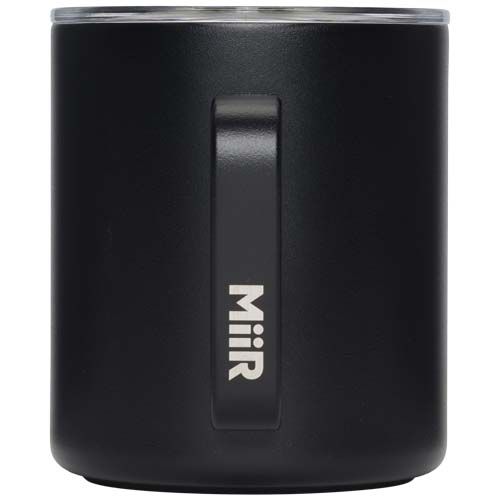 black Taza de acampada MiiR de acero inoxidable con aislamiento al vacío, de 354 ml