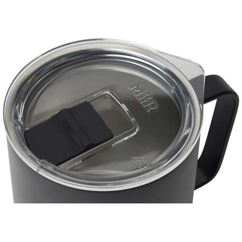 black Taza de acampada MiiR de acero inoxidable con aislamiento al vacío, de 354 ml