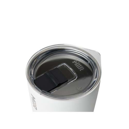 white Vaso de acero inoxidable con aislamiento al vacío MiiR de 354 ml