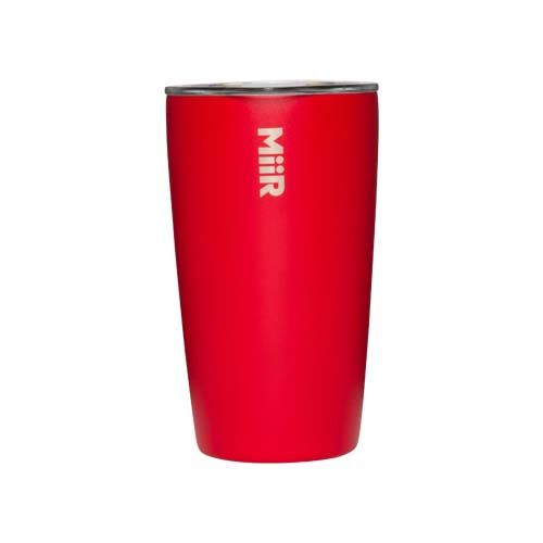 red Vaso de acero inoxidable con aislamiento al vacío MiiR de 354 ml