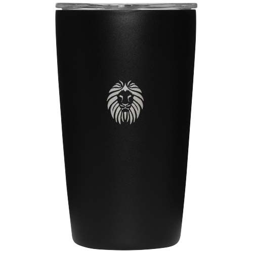 black Vaso de acero inoxidable con aislamiento al vacío MiiR de 354 ml