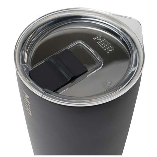 black Vaso de acero inoxidable con aislamiento al vacío MiiR de 354 ml
