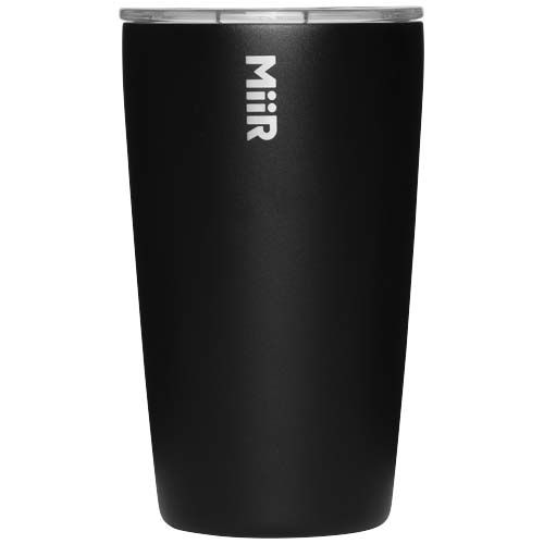 black Vaso de acero inoxidable con aislamiento al vacío MiiR de 354 ml