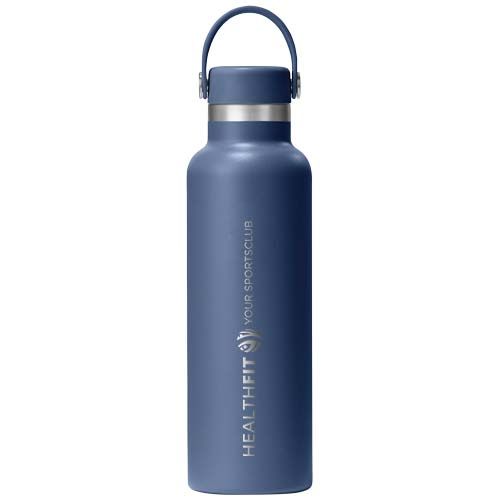 Botella de agua Hydro Flask de acero inoxidable con aislamiento térmico, boca estándar, 621 ml, con tapón con pajita