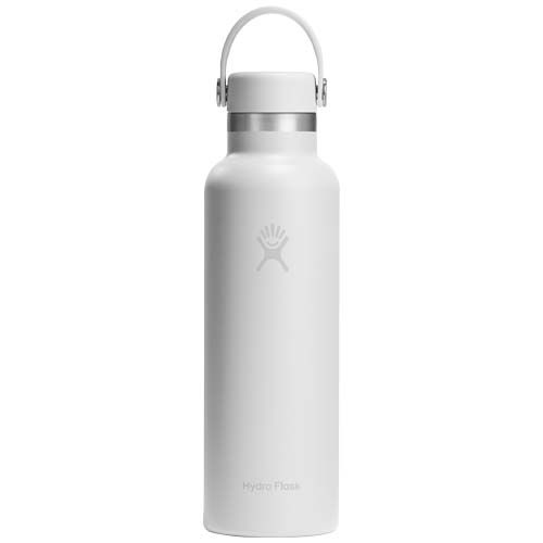 Botella de agua térmica de acero inoxidable Hydro Flask, boca estándar, 621 ml