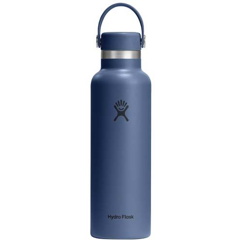 Botella de agua térmica de acero inoxidable Hydro Flask, boca estándar, 621 ml