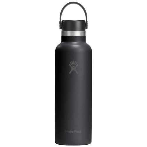 Botella de agua térmica de acero inoxidable Hydro Flask, boca estándar, 621 ml