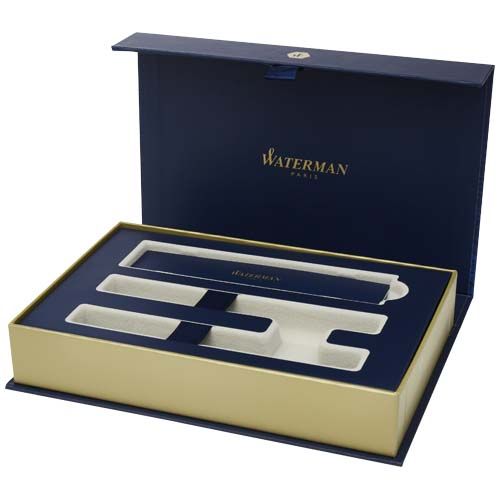 azul oscuro Set de bolígrafo y rollerball Waterman Allure 2.0