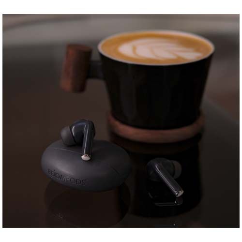 black Auriculares inalámbricos Boompods Echowave True Wireless