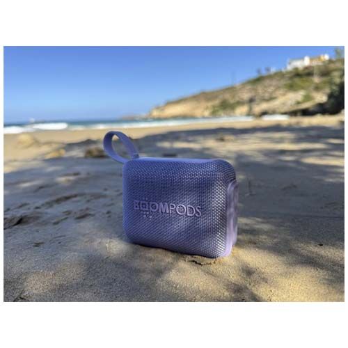 morado claro Mini altavoz resistente al agua Boompods Beachboom Mini 5W