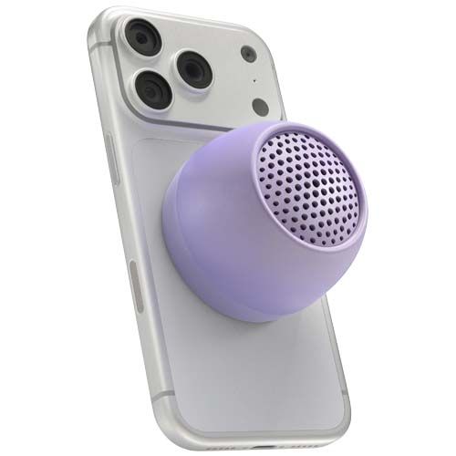 morado claro Altavoz inalámbrico magnético e impermeable Boompods Zero-Snap de 5 W