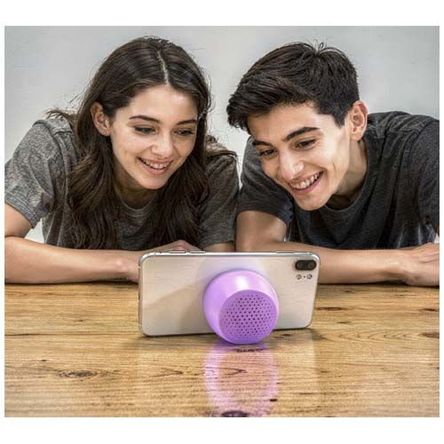 morado claro Altavoz inalámbrico magnético e impermeable Boompods Zero-Snap de 5 W