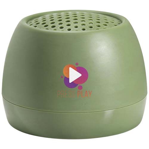 botella verde salpicada Altavoz inalámbrico magnético e impermeable Boompods Zero-Snap de 5 W
