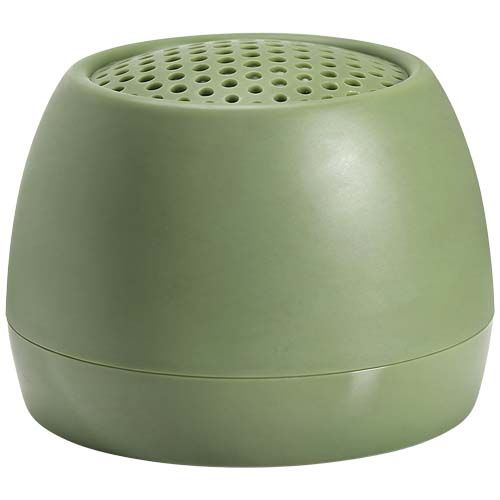 botella verde salpicada Altavoz inalámbrico magnético e impermeable Boompods Zero-Snap de 5 W