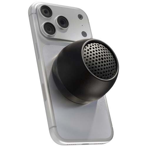 black Altavoz inalámbrico magnético e impermeable Boompods Zero-Snap de 5 W