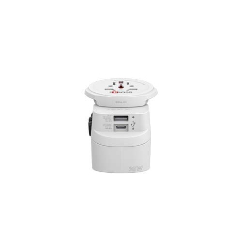 white Adaptador universal SKROSS® PRO Light USB AC30PD