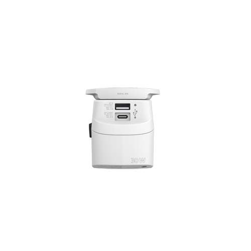 white Adaptador universal SKROSS® PRO Light USB AC30PD
