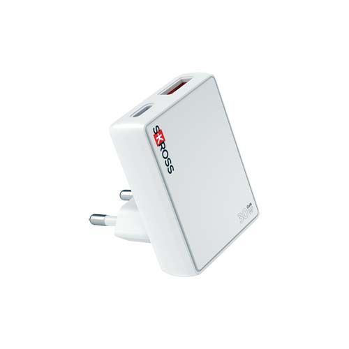 Cargador de pared SKROSS® Slim de 30 W para Europa