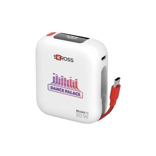 white Batería externa SKROSS® Reload de 10 000 mAh