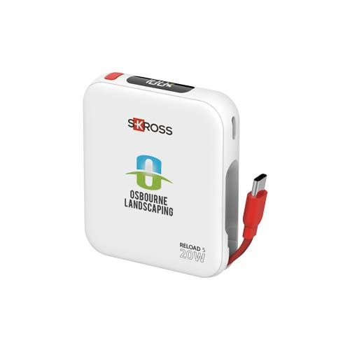 white Batería externa SKROSS® Reload de 5000 mAh