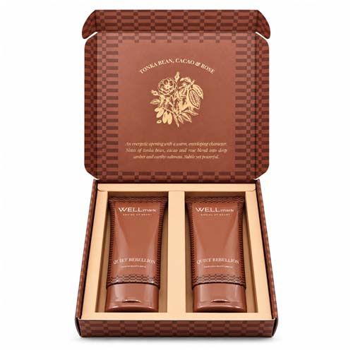 Set de regalo de Wellmark Quite Rebellion con jabón y loción de manos de 70 ml