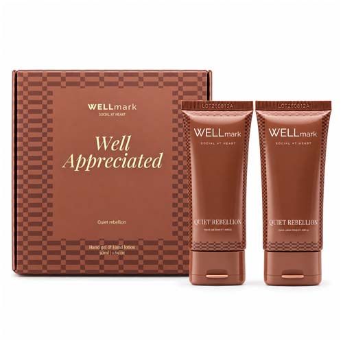 SET DE REGALO DE WELLMARK QUITE REBELLION CON JABÓN Y LOCIÓN DE MANOS DE 70 ML