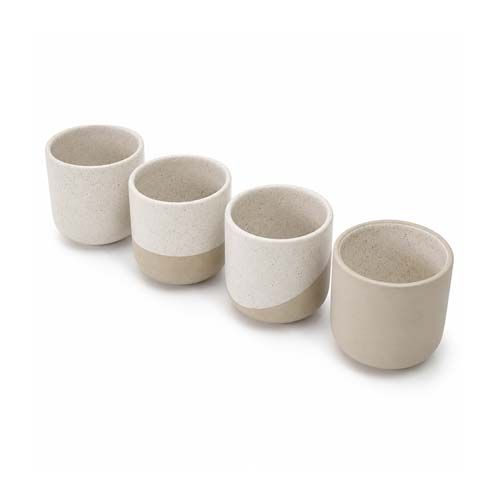 white Juego de tazas de café Reclay de 150 ml de Originalhome