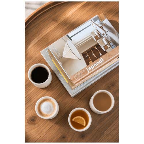 white Juego de tazas de café Reclay de 150 ml de Originalhome